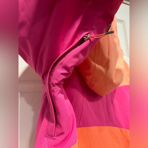 Obermeyer Girls XL Reese Insulated Snow Jacket Ski Snowboard NWT Pink Orange - Picture 5 of 16